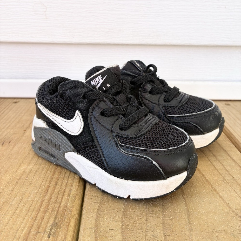 Nike Air Max Excee Black White Sneakers Shoes Baby Toddler 5C